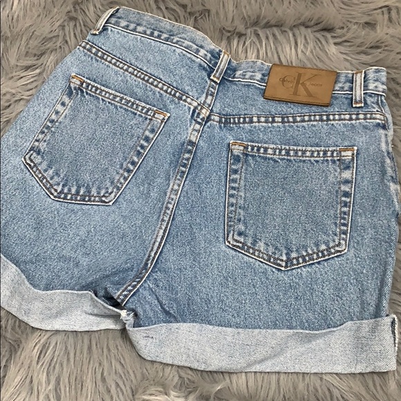 Calvin Klein Pants - Calvin Klein vintage denim shorts